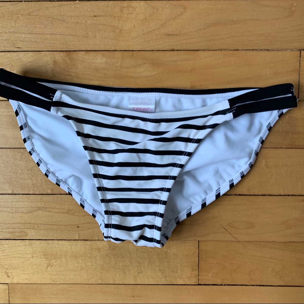 Xhilaration Striped Bikini Bikini Bottoms